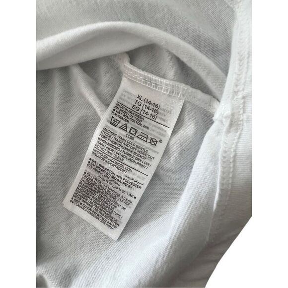 Old Navy White cotton Top size XL - Picture 5 of 6